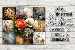 Vintage Mousepad, Sublimation Mousepad, Floral Mousepad, d36 Product Image 2