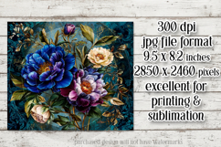 Vintage Mousepad, Sublimation Mousepad, Floral Mousepad, d38 Product Image 2