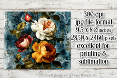 Vintage Mousepad, Sublimation Mousepad, Floral Mousepad, d4 Product Image 2