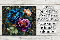 Vintage Mousepad, Sublimation Mousepad, Floral Mousepad, d40 Product Image 2