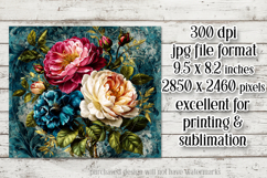 Vintage Mousepad, Sublimation Mousepad, Floral Mousepad, d43 Product Image 2