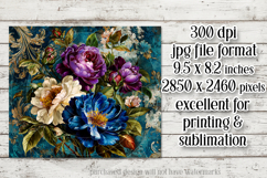 Vintage Mousepad, Sublimation Mousepad, Floral Mousepad, d49 Product Image 2
