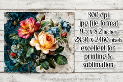 Vintage Mousepad, Sublimation Mousepad, Floral Mousepad, d5 Product Image 2