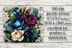 Vintage Mousepad, Sublimation Mousepad, Floral Mousepad, d65 Product Image 2