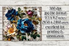 Vintage Mousepad, Sublimation Mousepad, Floral Mousepad, d67 Product Image 2