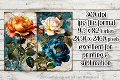 Vintage Mousepad, Sublimation Mousepad, Floral Mousepad, d68 Product Image 2