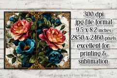 Vintage Mousepad, Sublimation Mousepad, Floral Mousepad, d7 Product Image 2