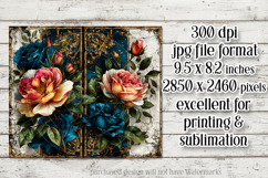 Vintage Mousepad, Sublimation Mousepad, Floral Mousepad, d9 Product Image 2
