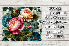 Vintage Mousepad, Sublimation Mousepad, Floral Mousepad, d99 Product Image 2