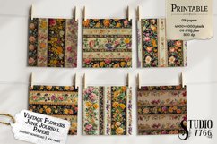 Vintage Flowers Junk Journal Papers Product Image 2