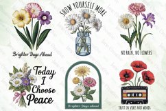 Vintage Flowers Sublimation Bundle Product Image 2