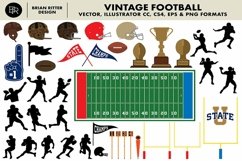 Vintage Football Vector Graphics Product Image 1