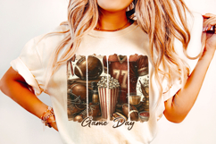 Football Brushstroke PNG, Football Mama PNG, Game Day PNG Product Image 1