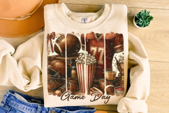 Football Brushstroke PNG, Football Mama PNG, Game Day PNG Product Image 3