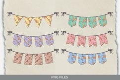 Vintage Fox Seamless Pattern Bunting Banner Sets Product Image 1