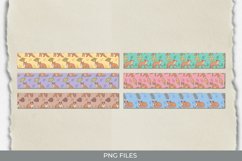 Vintage Fox Seamless Pattern Strips Product Image 1