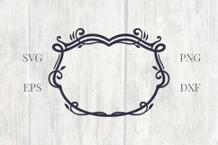 Vintage Fairy Frame SVG Product Image 1