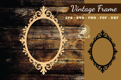 Vintage Frame Lasercut SVG Product Image 1