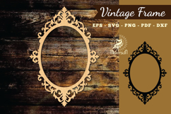 Vintage Frame Lasercut SVG Product Image 1
