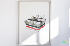 Vintage Garden Girl PNG Clipart Bundle Product Image 6