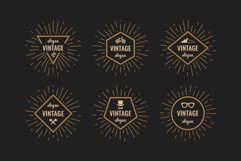 Vintage Geometric Logo Labels Product Image 1
