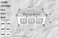 Vintage gift box for love - svg laser cutting file Product Image 5