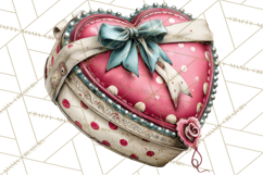 Vintage Gift Boxes Clipart PNG, Romantic Antique Boxes Product Image 5