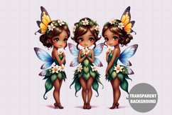 Watercolor fairy clipart, Vintage girl clipart Product Image 1
