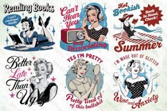 Vintage Girl Quotes Sublimation Bundle Product Image 2