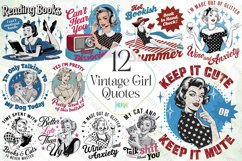 Vintage Girl Quotes Sublimation Bundle Product Image 1