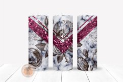 Glitter Rose design, Skinny Tumbler Wrap, Vintage Halloween, Flower Sublimation, Waterslide Design, Straight And Tapered, Gothic Tumbler png, Floral Tumbler Wrap, skinny tumbler 20 OZ, Seamless full wrap, V Split Tumbler PNG, PNG for sublimation, Tumbler