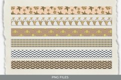 Vintage Goat Seamless Pattern Strips Product Image 1