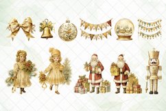Vintage Gold Christmas Sublimation Bundle Product Image 3