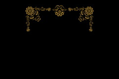 Vintage gold floral ornament decorative element vector eps 1 Product Image 2