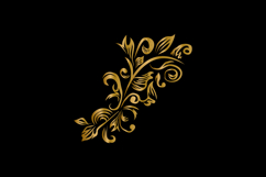 Vintage gold floral ornate decorative corner motif concept Product Image 2