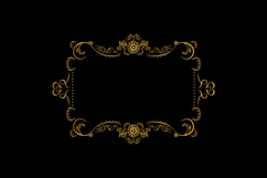 Vintage gold frame ornament decorative element concept eps Product Image 2