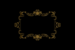 Vintage gold frame ornament decorative element concept eps Product Image 1