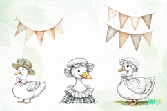 Vintage Goose Clipart Product Image 6