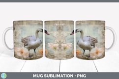 GorgeousDecoupage Geese Mug Wrap design.