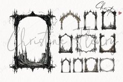 Vintage Goth Frames Clipart Part 2 Product Image 4