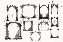 Vintage Goth Frames Clipart Part 2 Product Image 5