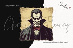Vintage Goth Vampire Clipart Product Image 3