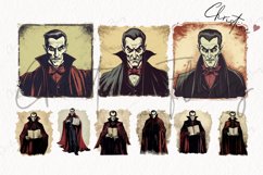 Vintage Goth Vampire Clipart Product Image 4
