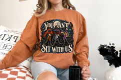 You Can't Sit With Us Witch PNG, Halloween Witches Product Image 4
