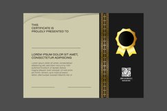 Vintage graduation achievement award certificate design Product Image 2