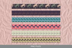 Vintage Grand Piano Seamless Pattern Strips Product Image 1