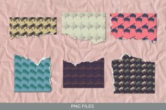 Vintage Grand Piano Seamless Pattern Torn Paper Product Image 1