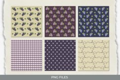 Vintage Grape Seamless Pattern Paper Packs Product Image 1