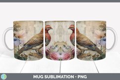GorgeousDecoupage Grouse Mug Wrap design.