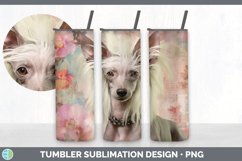 GorgeousDecoupage Hairless Chinese Crested Tumbler design.